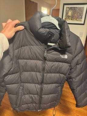 The North Face Women’s Dark Gray Quilted Puffer Jacket